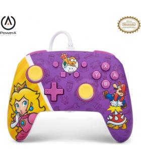 PowerA Mando con Cable Enhanced para Nintendo Switch - Princess Peach Battle