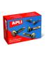 Apli Caja de 100 Encuadernadores Metalicos 12mm sin Arandela - Aptos para todo tipo de Documentos - Ideales para Encuadernar..