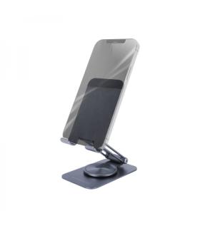 Mars Gaming MA-RSS Soporte para Smartphone - Aluminio ligero - Rotacion 360º - Ajuste altura/inclinacion 180º - Base antidesliza