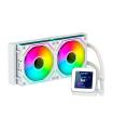 Abysm Oceanic LCD 240 ARGB Kit de Refrigeracion Liquida - 2 Ventiladores de 120mm - Iluminacion ARGB - Pantalla LCD 2.8" - Bomba
