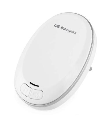 Orbegozo DOB 3000 Timbre Inalambrico Inteligente - Facil Instalacion sin Herramientas - 36 Melodias y 4 Niveles de Volumen - Alc