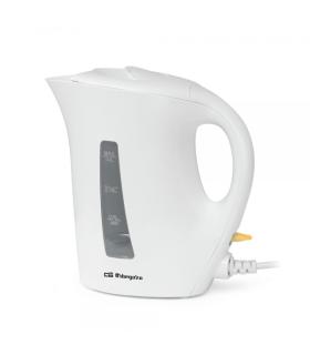Orbegozo KT 4150 Hervidor de Agua 1L 1200W - Libre de BPA - Asa de Tacto Frio - Apagado Automatico - Indicador de Nivel de Agua.