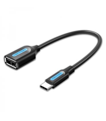 Vention Conversor USB-C Macho a USB A Hembra - 0.15m - Color Negro