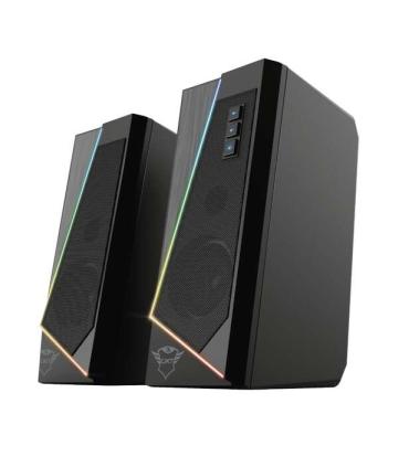 Trust Gaming GXT 609 Zoxa Altavoces USB 2.0 12W - Iluminacion LED RGB - Altavoz de 40mm - Color Negro