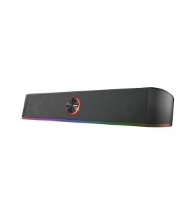 Trust GXT 619 Thorne Barra de Sonido Gaming 12W - Iluminacion RGB - Jack 3.5mm - Control de Volumen - Color Negro