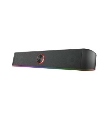Trust GXT 619 Thorne Barra de Sonido Gaming 12W - Iluminacion RGB - Jack 3.5mm - Control de Volumen - Color Negro