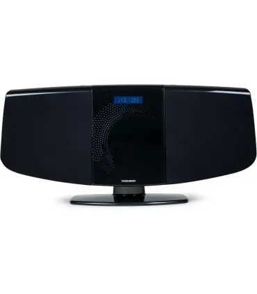 Thomson MIC400BT Micro Cadena 60W Bluetooth - Reproductor de CD, Radio FM - AUX-IN de 3,5mm - Mando a Distancia - Color Negro