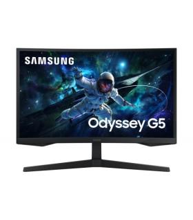 Samsung Odyssey G5 Monitor 27" Curvo 1000R LED VA QHD 165Hz FreeSync - Respuesta 1ms - Angulo de Vision 178º - HDMI, DisplayPort