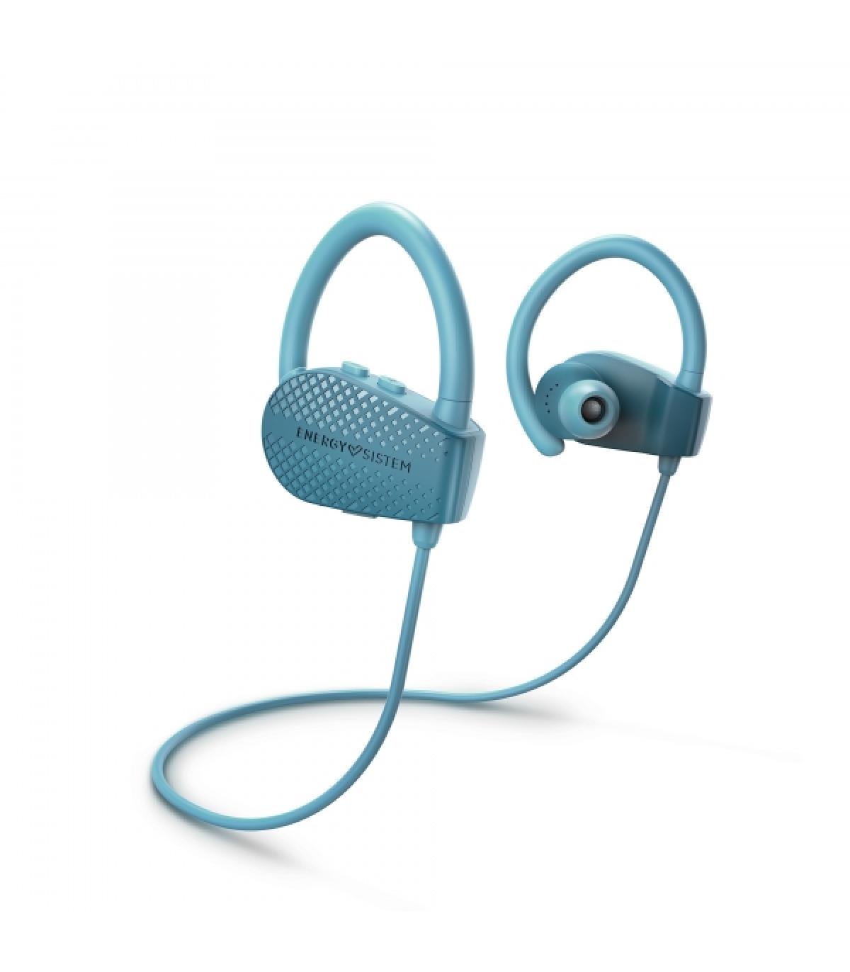 Energy Sistem Auricular Deportivo - Bluetooth 5.1 - Microfono Integrado - Resistente al Sudor - Secure-Fit - Sonido Equilibrado.