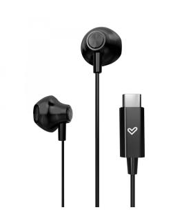 Energy Sistem Auriculares de Boton - Sonido HD - Conexion Tipo C - Microfono Integrado - Control de Reproduccion - Cable 120 cm.