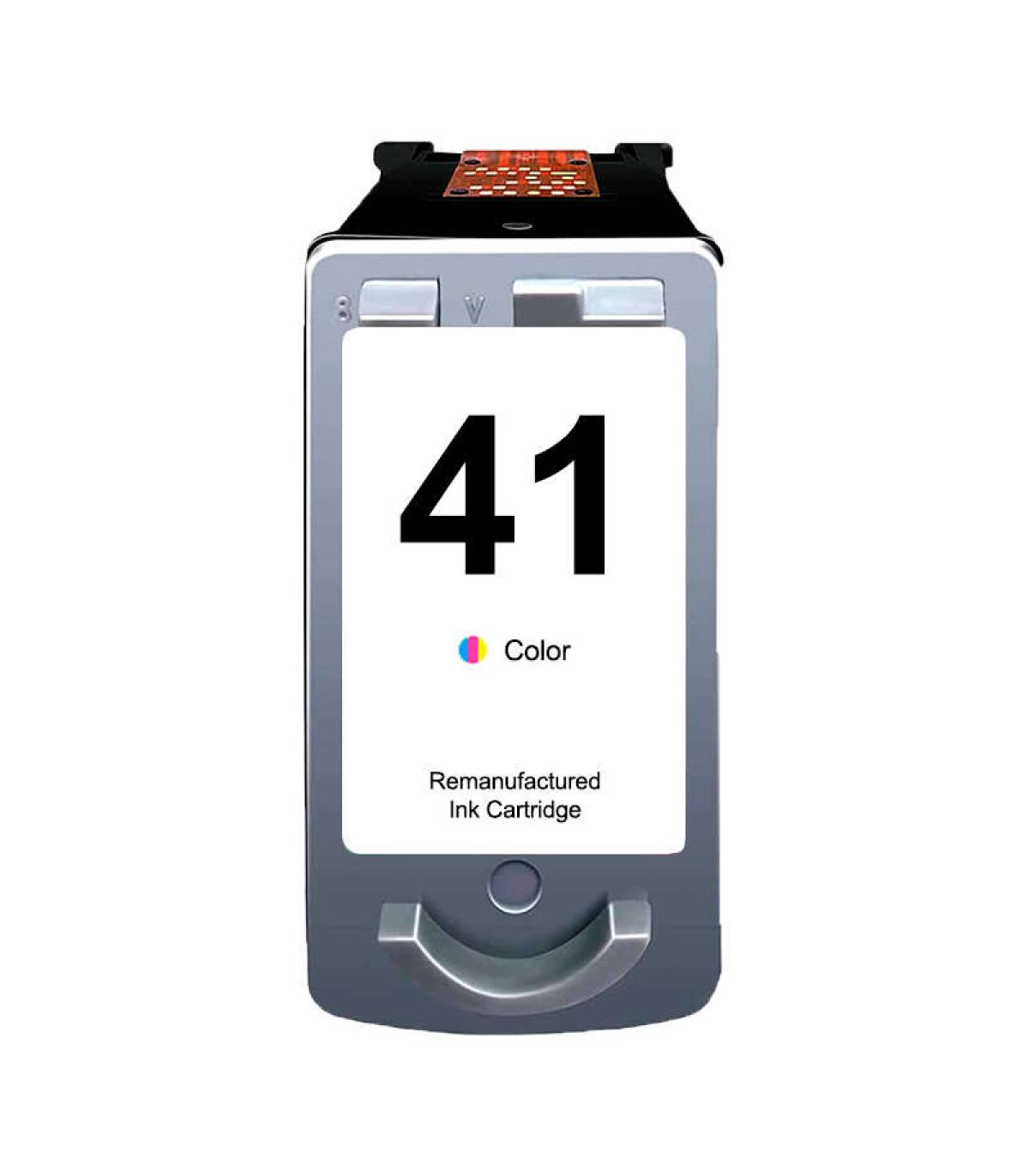 Canon CL41/CL51/CL38 Color Cartucho de Tinta Remanufacturado - Muestra Nivel de Tinta - Reemplaza 0617B001/0617B032/0618B001/214