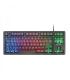 Mars Gaming MK023 Teclado Gaming - Tecnologia H-Mech RED - Iluminacion FRGB LED - Anti-Ghosting - Compatibilidad Universal - Est