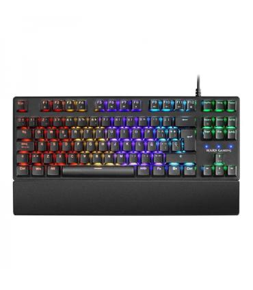 Mars Gaming MKXTKL Teclado Mecanico - Diseño TKL Compacto - Iluminacion RGB Multiefectos - Switches OUTEMU SQ - Reposamuñecas Ex