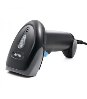 AVPos AVP-930-2D Lector de Codigos - Escaneo Gatillo, Automatico y Continuo - Codigos 1D, 2D y QR - USB y Serie - Color Negro
