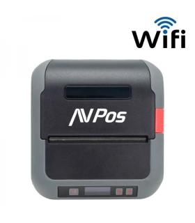 AVPos AVP-MLP900W Impresora Termica Portatil de Etiquetas con Funda - Resolucion 203 DPI - Velocidad 70 mm/s - USB y Wifi - Colo