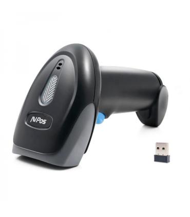 AVPos AVP-WI93-2D Lector de Codigos - Escaneo Gatillo, Automatico y Continuo - Codigos 1D, 2D y QR - Wireless 80m de Distancia..