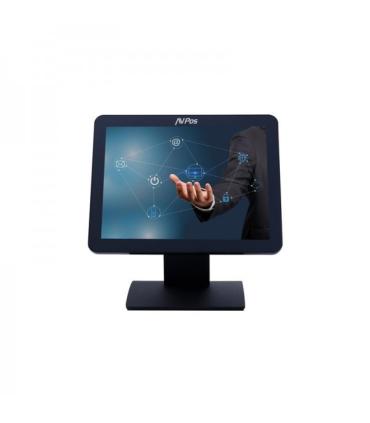 AVPos AVPos-T15 Monitor Tactil de 15 Pulgadas - Pantalla True Flat Capacitiva de 10 Puntos - 1024x768 - 400CD/M2 - VGA - Color..