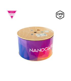 Nanocable Cable Red Cat. 7 600Mhz LSZH SFTP PIMF AWG23 305m - Color Naranja