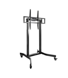 Tooq Soporte Suelo Ruedas Electrico "Lux" 55-100" - Color Negro