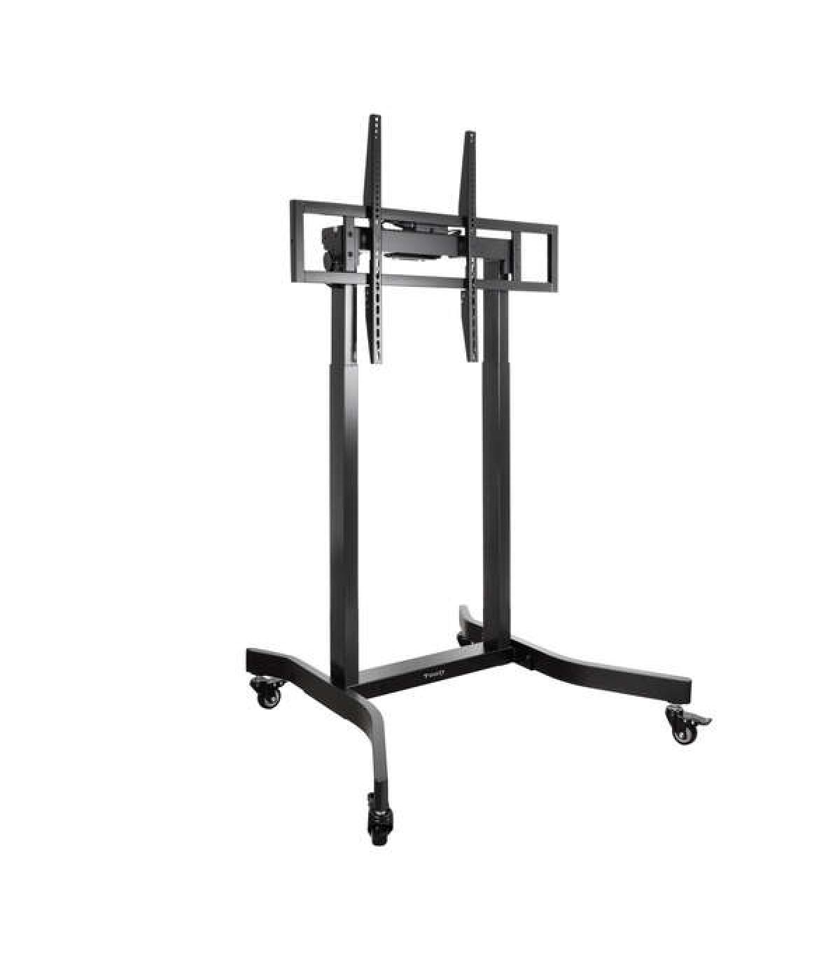 Tooq Soporte Suelo Ruedas Electrico "Lux" 55-100" - Color Negro