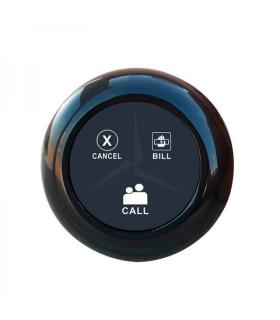 AVPos AVP-AC-3B-WP Avisador de Camareros - 3 Funciones - Soporte Publicitario - Color Negro