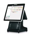 AVPos TPV K6000 15 Tactil - Impresora Integrada - 2º Pantalla 9,7 - I5 - 8gb Memoria - SSD 128gb - VGA y HDMI - Color Negro