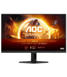 AOC G4 Monitor 23.8" LED Fast IPS FullHD 180Hz HDR10 - Respuesta 1ms - Angulo de Vision 178° - Altavoces Incorporados - HDMI, Di