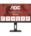 AOC Monitor 27" LED IPS FullHD 1080p 75Hz - Respuesta 4ms - Ajuste de Altura - Angulo de Vision 178° - Altavoces Incorporados - 