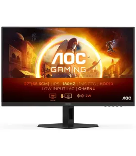 AOC G4 Monitor 27" LED Fast IPS FullHD 180Hz HDR10 - Respuesta 1ms - Angulo de Vision 178° - Altavoces Incorporados - HDMI, Disp