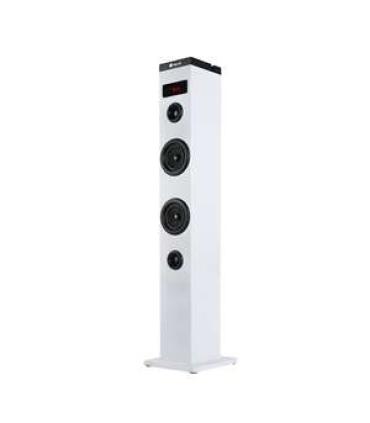 NGS Sky Charm Torre de Sonido Bluetooth 50W - Mando a Distancia - Pantalla LED - USB, Radio FM, Aux In y Entrada Optica TV - Car