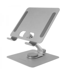 Mars Gaming MA-RST Soporte Tablet Convertible - Acero Resistente - Rotacion 360º - Ajuste Altura 180º - Ultrafino y Plegable ..