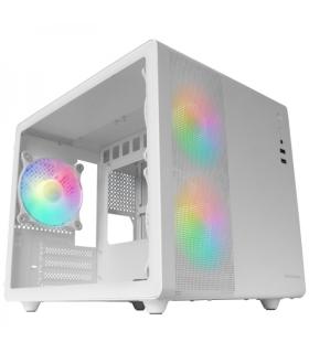 Mars Gaming MC-MPRO Caja Compacta Profesional - Doble Camara - Refrigeracion Triple - Cristal Templado - Panel de Malla - Soport