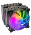 Mars Gaming MCPU-XT Disipador - Rendimiento extremo 300W TDP - Doble torre - 6 heatpipes HCT - ARGB compatible - Multisocket uni