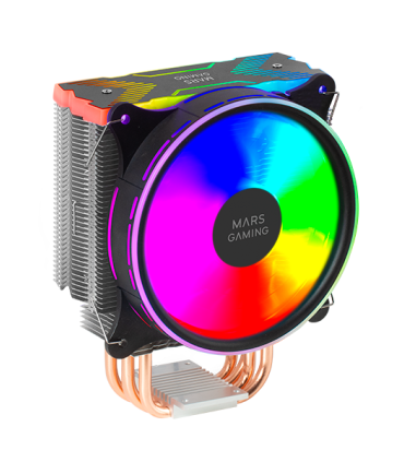 Mars Gaming MCPU-XU6 Disipador CPU - Doble torre - Ventiladores hibridos ultrasilenciosos - 6 heatpipes de cobre - HCT Ultra ..