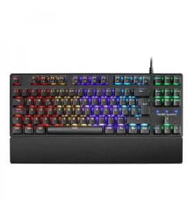 Mars Gaming MKXTKL Teclado Mecanico - Ultracompacto TKL - Switches OUTEMU SQ - Retroiluminacion RGB - Reposamuñecas Ergonomico..