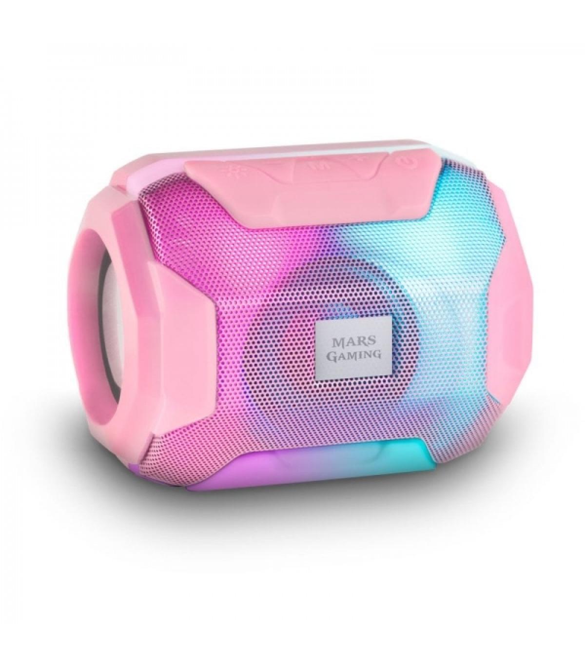 Mars Gaming Altavoz Portatil - Sonido Impactante 10W - Ultra-BASS - Bluetooth 5.0 - 8 Horas de Autonomia - USB y MicroSD - Color