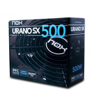 NOX Urano SX unidad de fuente de alimentación 500 W 20+4 pin ATX ATX Negro