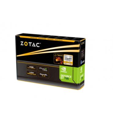 Zotac ZT-71115-20L tarjeta gráfica NVIDIA GeForce GT 730 4 GB GDDR3