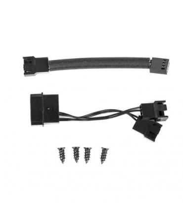 NOX H-Fan LED Carcasa del ordenador Ventilador 12 cm Negro, Verde, Blanco