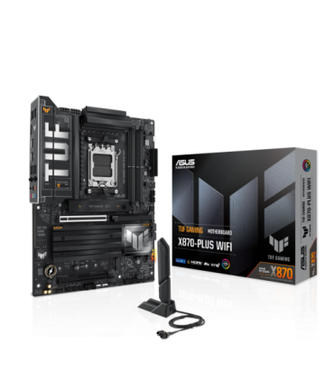 ASUS TUF GAMING X870-PLUS WIFI AMD X870 Zócalo AM5 ATX