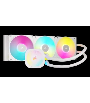 Corsair iCUE LINK TITAN RX RGB Procesador Sistema de refrigeración líquida todo en uno 12 cm Blanco 1 pieza(s
