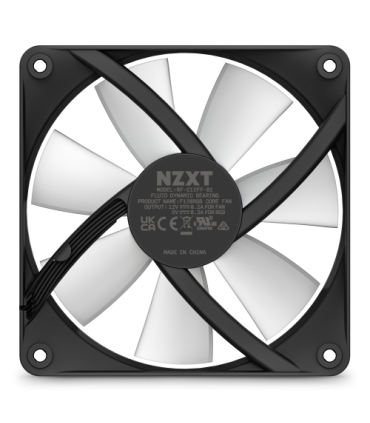 NZXT F120 RGB Core Carcasa del ordenador Ventilador 12 cm Negro 1 pieza(s