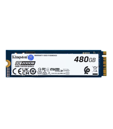 Kingston Technology DC2000B M.2 480 GB PCI Express 4.0 NVMe 3D TLC