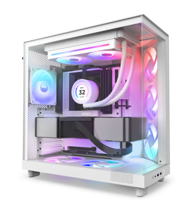 NZXT RF-U24HF-W1 sistema de refrigeración para ordenador Carcasa del ordenador Ventilador Blanco