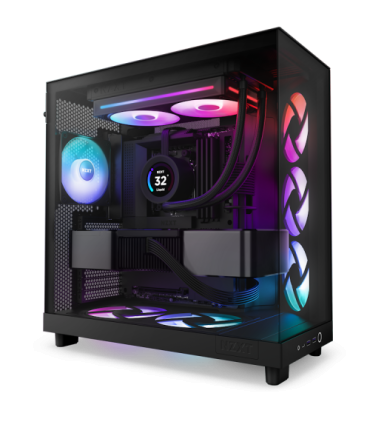 NZXT RF-U24HF-B1 sistema de refrigeración para ordenador Carcasa del ordenador Ventilador Negro