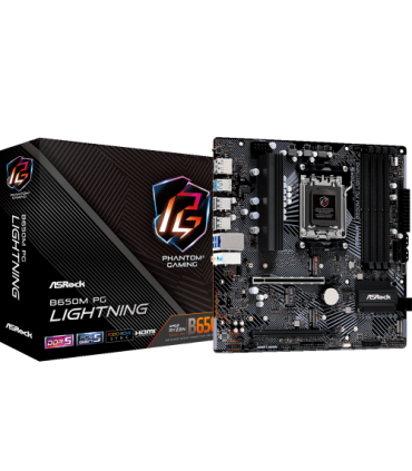 Asrock B650M PG Lightning AMD B650 Zócalo AM5 micro ATX