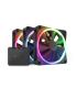 NZXT F120 RGB Triple Pack Carcasa del ordenador Ventilador 12 cm Negro 3 pieza(s