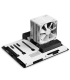 NZXT T120 Procesador Refrigerador de aire 12 cm Blanco 1 pieza(s