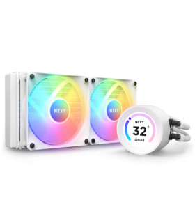 NZXT Kraken Elite 240 RGB Procesador Sistema de refrigeración líquida todo en uno 12 cm Blanco 1 pieza(s
