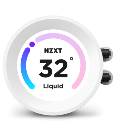 NZXT Kraken Elite 240 RGB Procesador Sistema de refrigeración líquida todo en uno 12 cm Blanco 1 pieza(s
